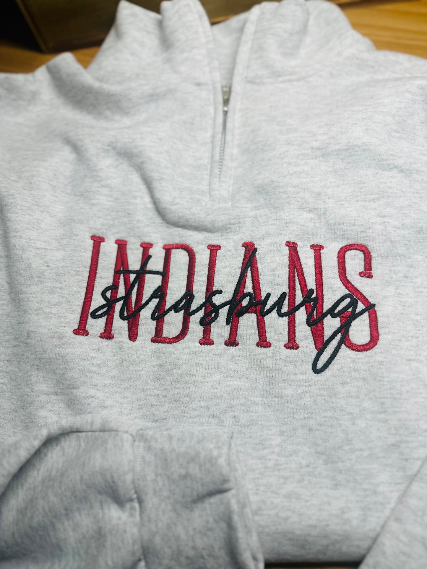 Strasburg Indians Embroidered