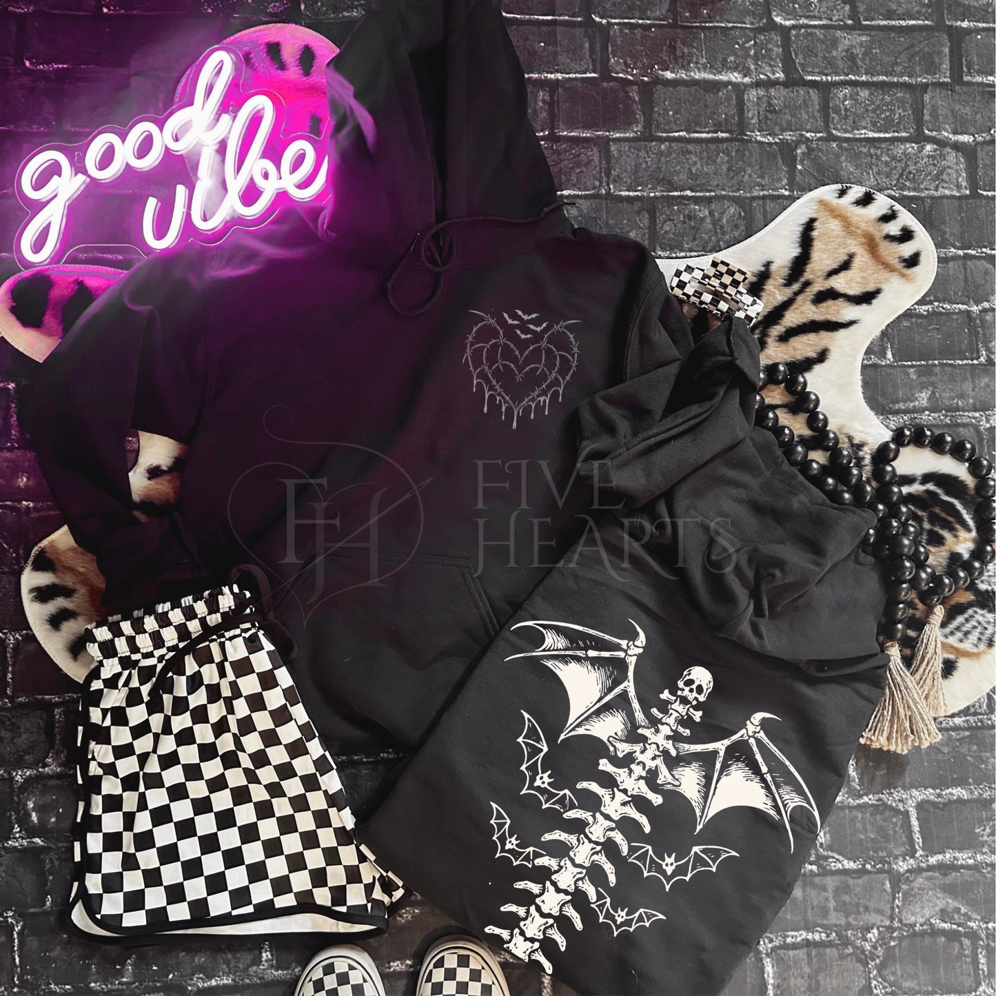 Bats. Barbwire. Bones.