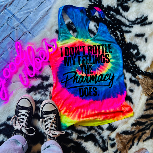 I don't bottle my feelings