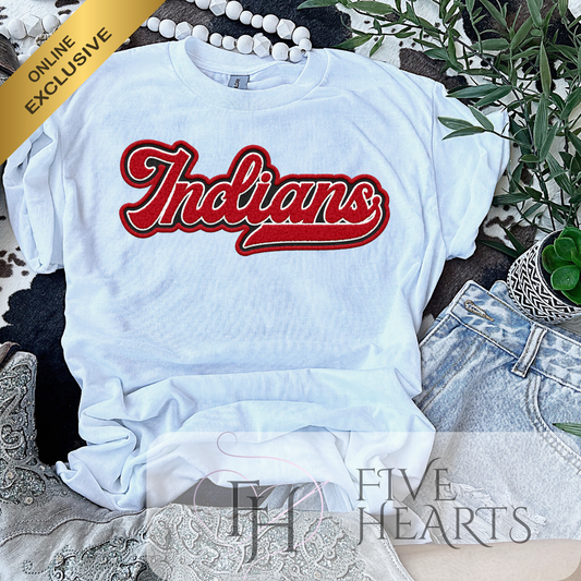 * Exclusive Indians Faux Chenille