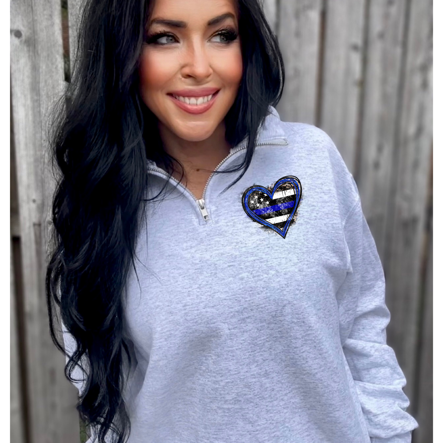 TBL Distressed Heart- Pocket design