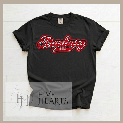 Strasburg Indians Faux Chenille | Indians Spirit Wear