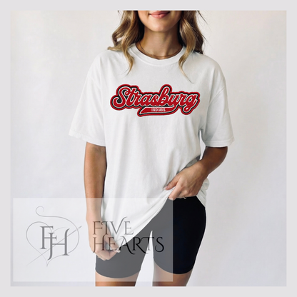 Strasburg Indians Faux Chenille | Indians Spirit Wear