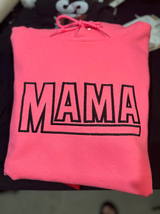 Mama Racing Style; Embroidery