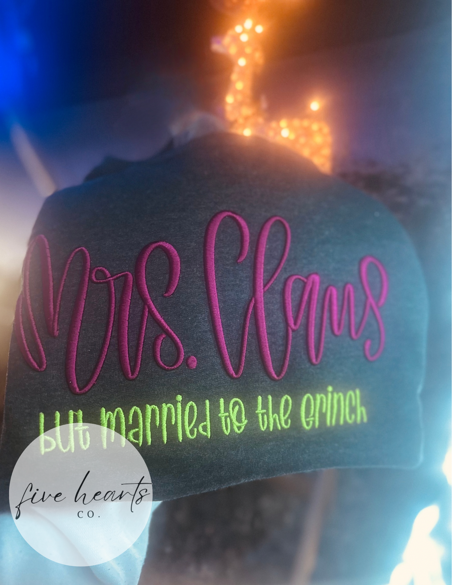 Mrs. C 3D Puff Embroidered