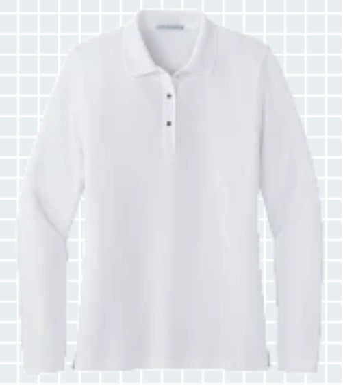 Port Authority L500LS Silk Touch™ Long Sleeve Polo