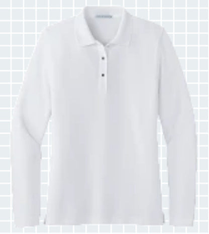 Port Authority L500LS Silk Touch™ Long Sleeve Polo