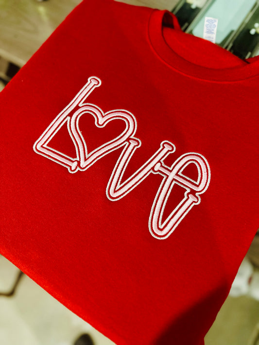 Love Puff Embroidery