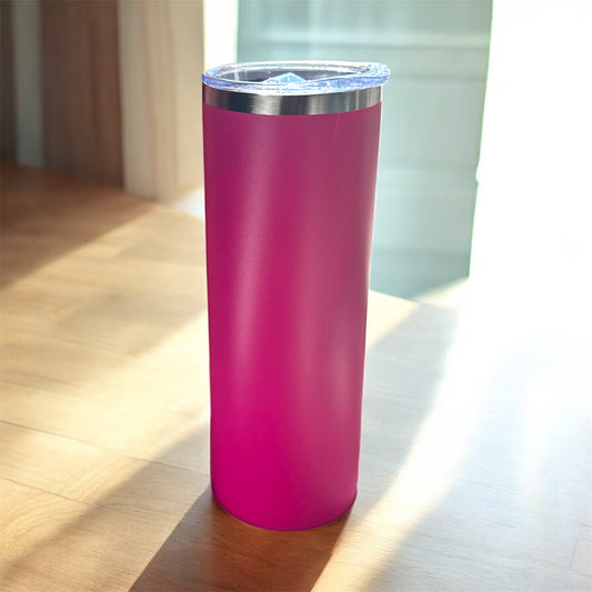 20 oz Hot pink tumbler (blank)
