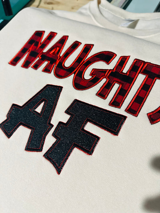 Naughty AF Appliqué Embroidery