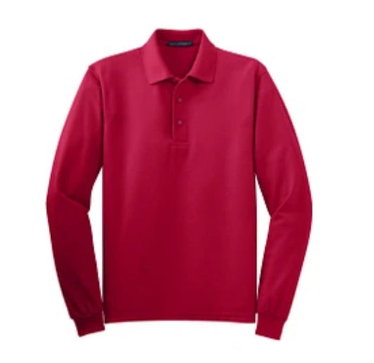 Port Authority K500LS Silk Touch™ Long Sleeve Polo