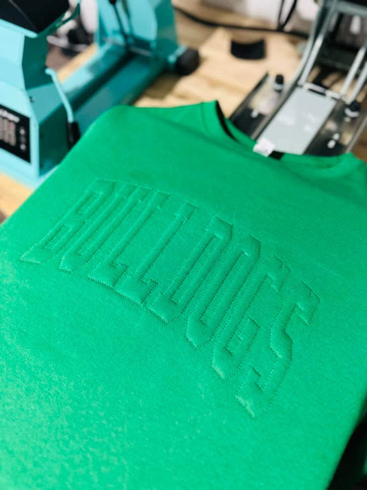 Custom Name/Title Outline; Puff/Embroidery
