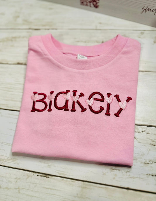 Valentine 💌 – Personalized with Name | Embroidery
