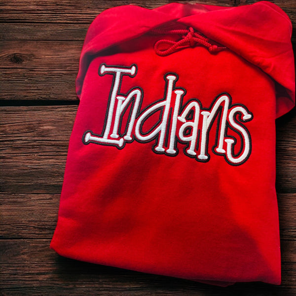 Indians; Puff Embroidery