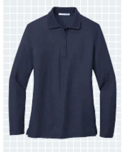 Port Authority L500LS Silk Touch™ Long Sleeve Polo