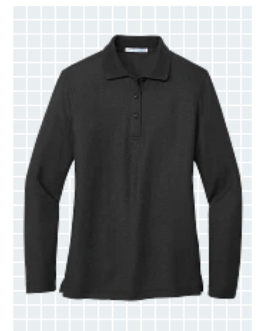 Port Authority L500LS Silk Touch™ Long Sleeve Polo