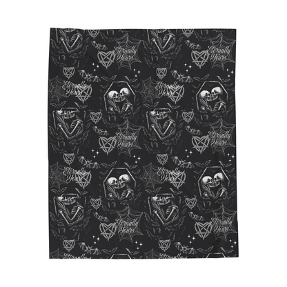 Gothic Style Plush Blanket